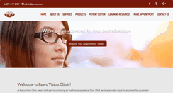 Desktop Screenshot of pascovisionclinic.com